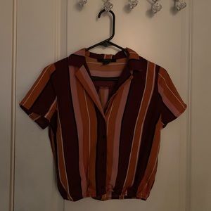 striped blouse